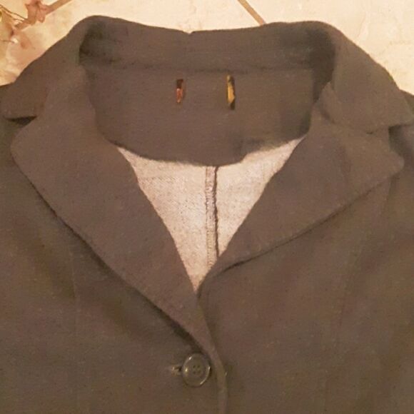 LAST CHANCE! RUE 21 CHARCOAL GREY JACKET BLAZER SM/PETITE - Picture 3 of 6